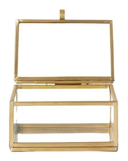 Шкатулка прямоугольная золото