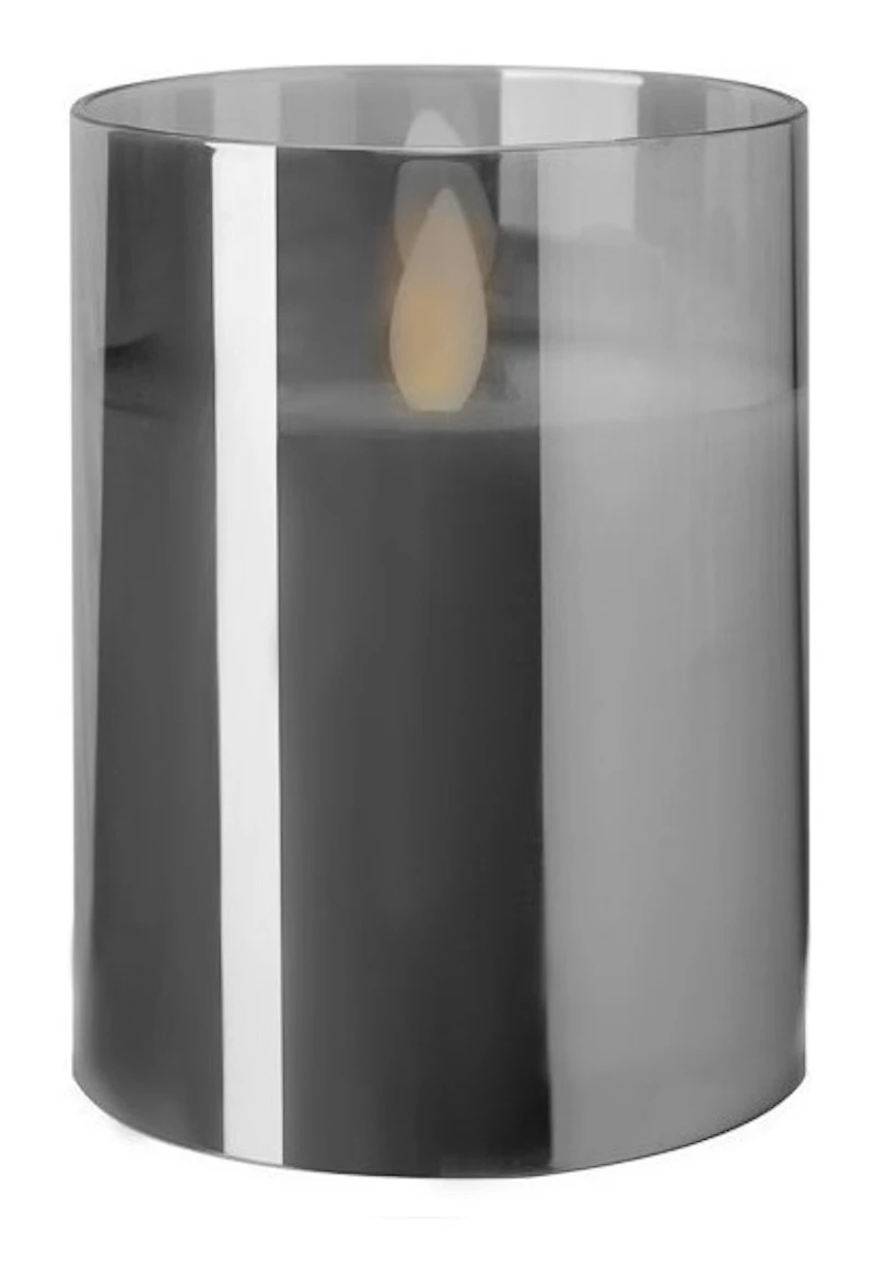 Свеча "Файр" 10 см дымчатые (теплый )