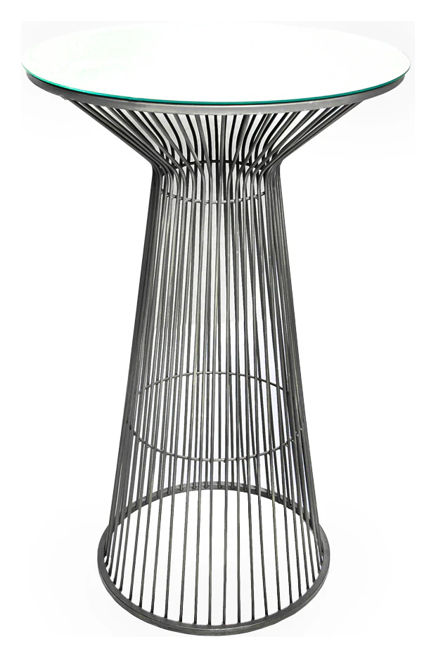 Коктейльный стол серебрo(каркас)