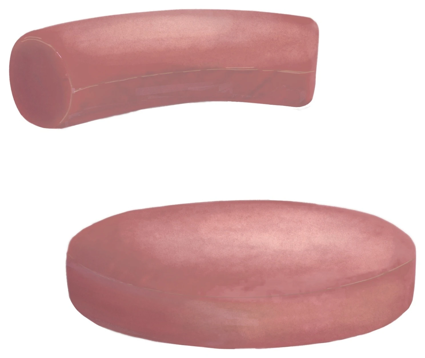 Чехол на стул Токио нежно-розовый