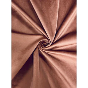 Скатерть круглая бархат каштановая крайола - Фото 2