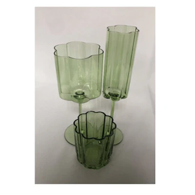 Набор бокалов "Флорал" cалатовый - изображение 3