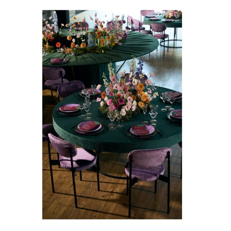 Стол "Лофт" черный изумрудный - Фото миниатюра 3