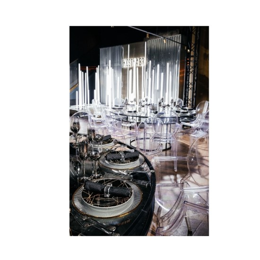 Стойка белый неон "Космос" - Фото миниатюра 3