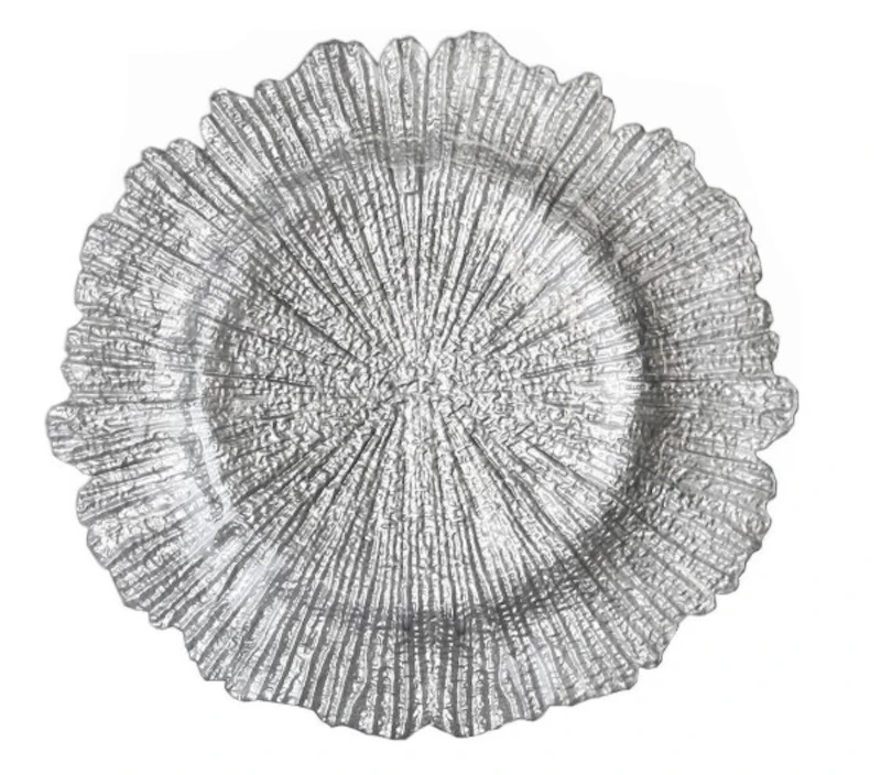 Подстановочная тарелка "Сияющее серебро"
