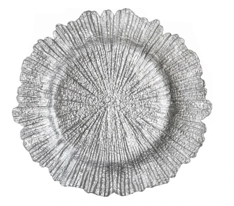 Подстановочная тарелка "Сияющее серебро"
