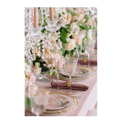 Бокал для шампанского "Блум" с золотым кантом - изображение 4