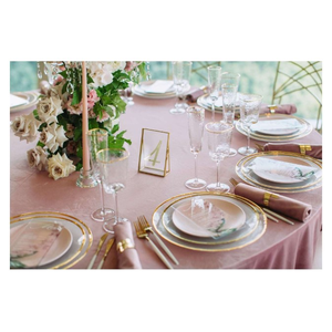 Салфетка бархатная пыльно-розовая - Фото 2