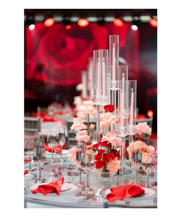 Салфетка атласная алая