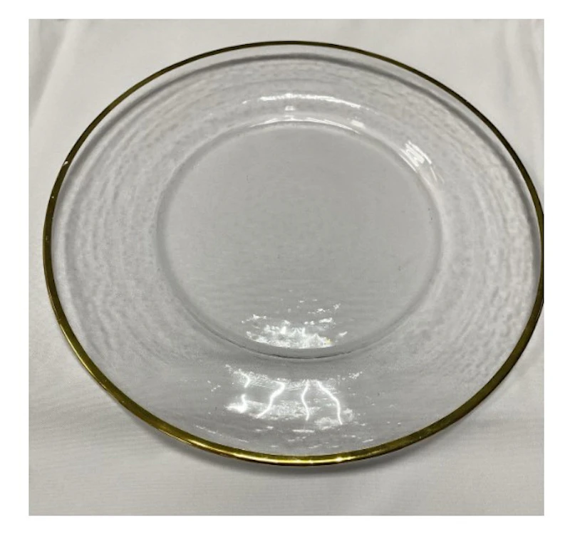 Подстановочная тарелка "Минимал" золото