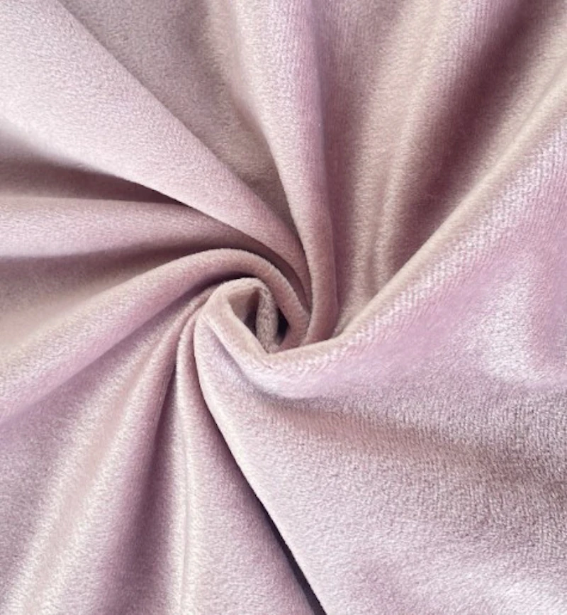 Скатерть бархат пастельно-фиолетовая прямоугольная