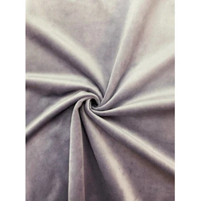 Скатерть круглая бархат платиново-серая - изображение 2