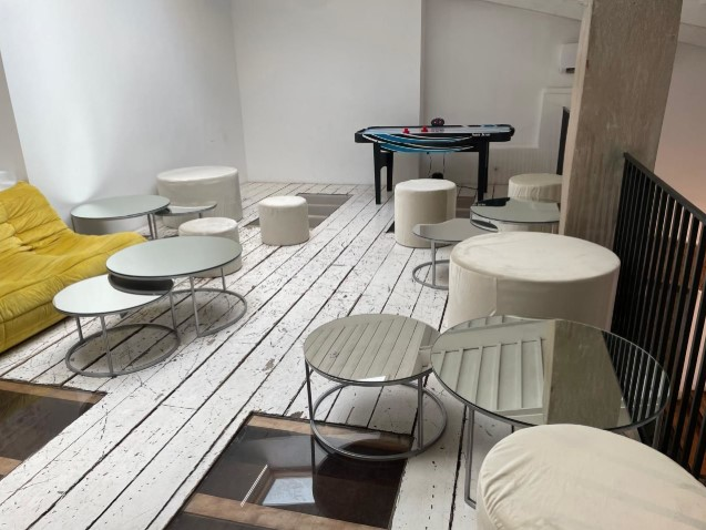 Журнальный столик Дуэт серебро