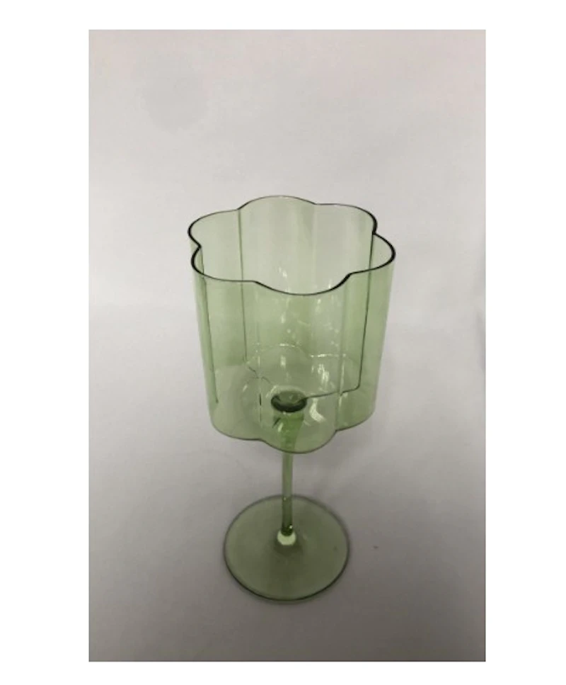 Бокал для вина "Флорал" салатовый
