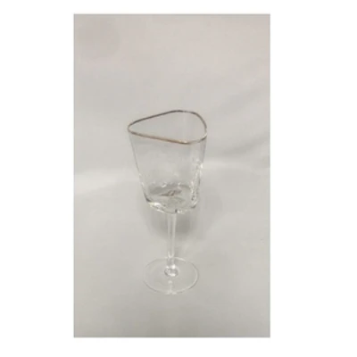 Бокал для вина  "Блум" с золотым кантом - изображение 3