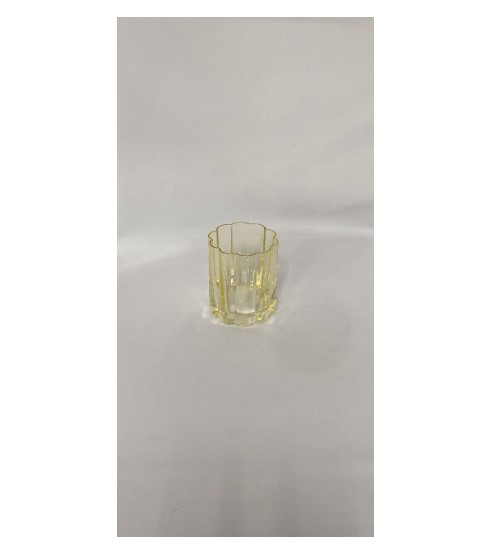 Стакан "Floral" лимонный