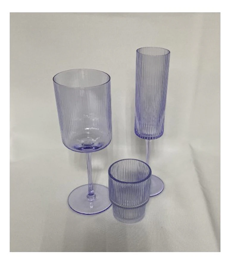 Набор бокалов "Осака" лавандовый