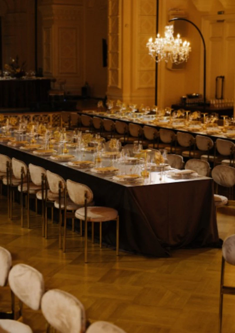 Стул Монако золото кофе с молоком