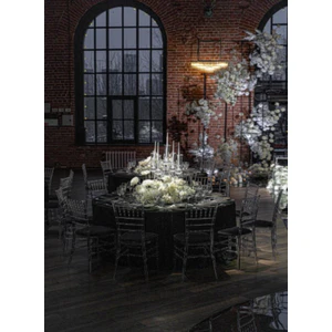 Стул «Тиффани» прозрачный, черный бархат - Фото 4