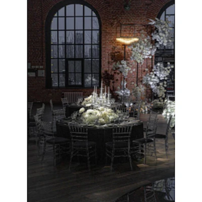 Стул «Тиффани» прозрачный, черный бархат - изображение 4