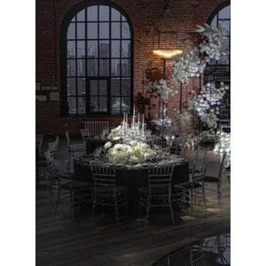 Стул «Тиффани» прозрачный, черный бархат - Фото 4