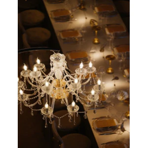 Люстра "Хрусталь золото" 90 см - Фото 6