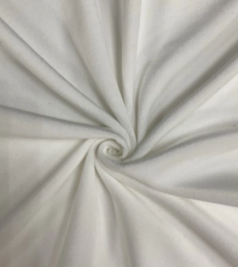 Скатерть круглая бархат "Альпийский снег"