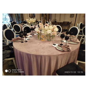 Салфетка бархатная пыльно-розовая - Фото 3