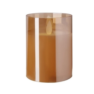 Свеча "Fire" 10 см золото(нейтральный свет)