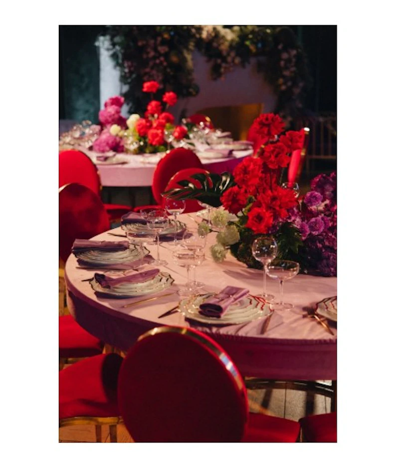 Стол "Лофт" золото лавандовый