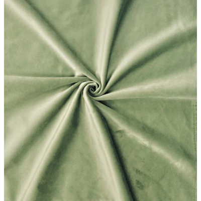 Скатерть круглая бархат травяная - изображение 2