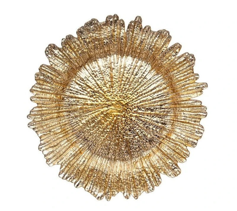 Подстановочная тарелка "Сияющее золото"