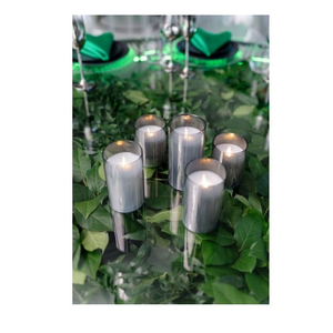 Свеча "Fire" 10см дымчатая  (нейтральный свет) - изображение 6