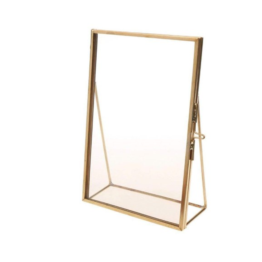 Рамка золотая для номера стола - Фото миниатюра 1