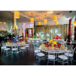 Стул «Тиффани» прозрачный, белая подушка ткань - Фото 4