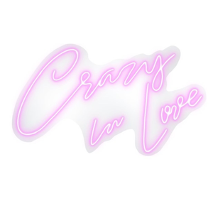 Неоновая вывеска "Crazy in love" - изображение 1
