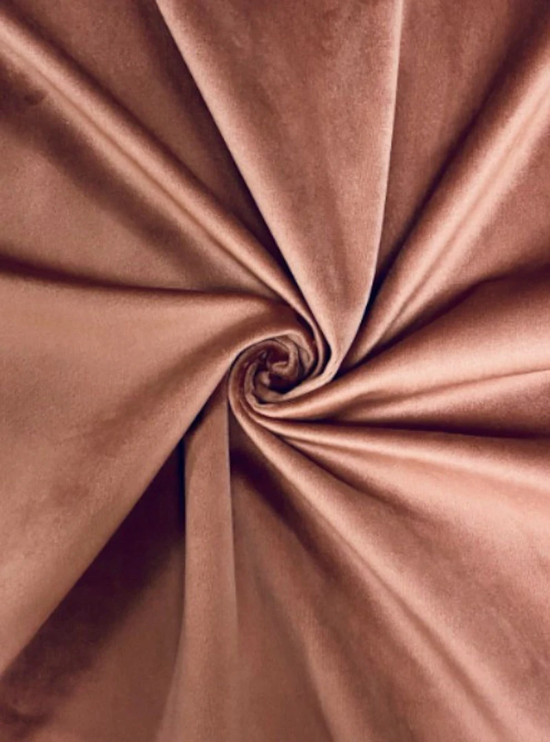 Скатерть круглая бархат каштановая крайола