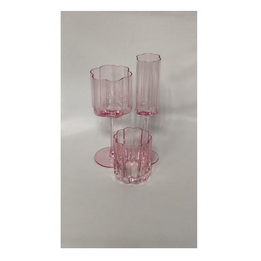 Набор бокалов "Флорал" нежно-розовый - Фото миниатюра 2