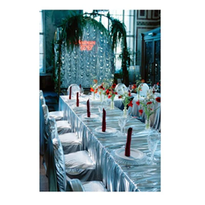 Скатерть серебро прямоугольная - изображение 2