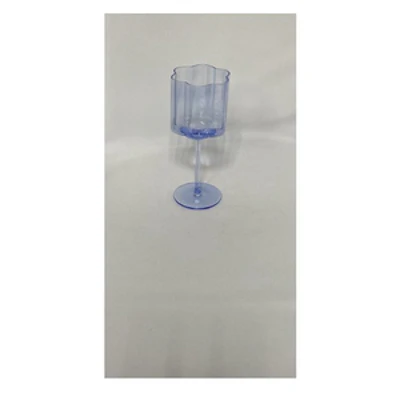 Бокал для вина "Флорал" небесно-голубой - изображение 2