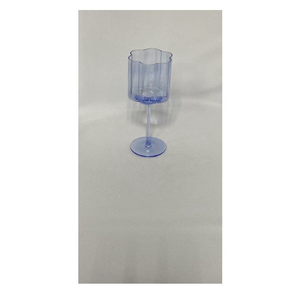 Бокал для вина "Флорал" небесно-голубой - Фото 2