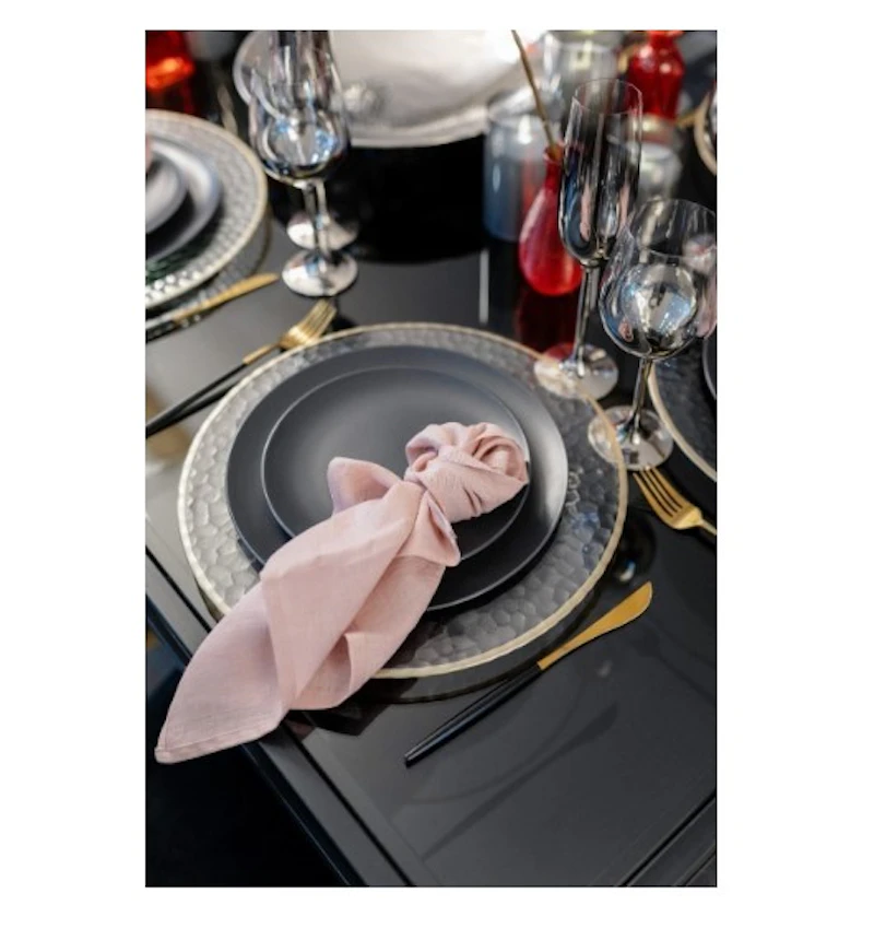 Сервизная тарелка Тотал Грей