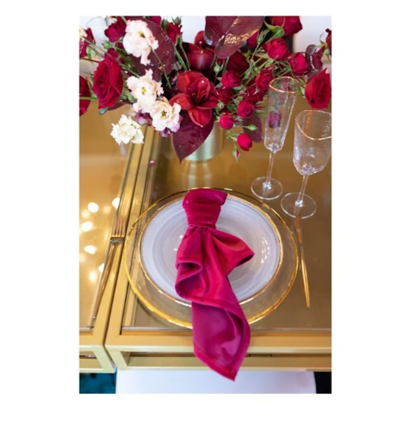 Подстановочная тарелка "Минимал" золото