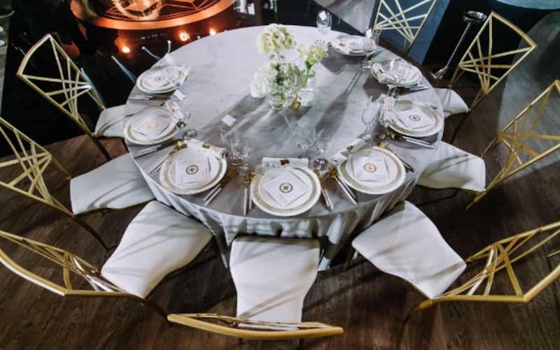 Кольцо для салфеток "Минимал" золото