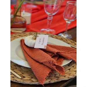 Салфетка хлопок лососевые - Фото 2