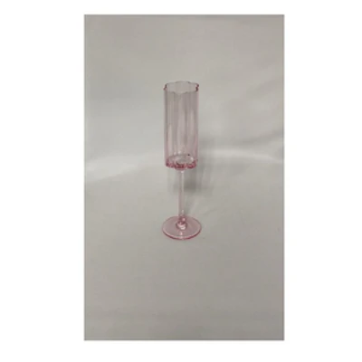 Бокал для шампанского "Флорал" нежно-розовый - изображение 2