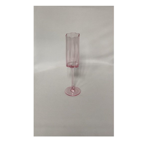 Бокал для шампанского "Флорал" нежно-розовый - Фото 2