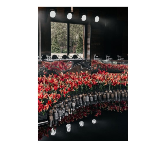 Свеча "Fire" 10см дымчатая (нейтральный свет)