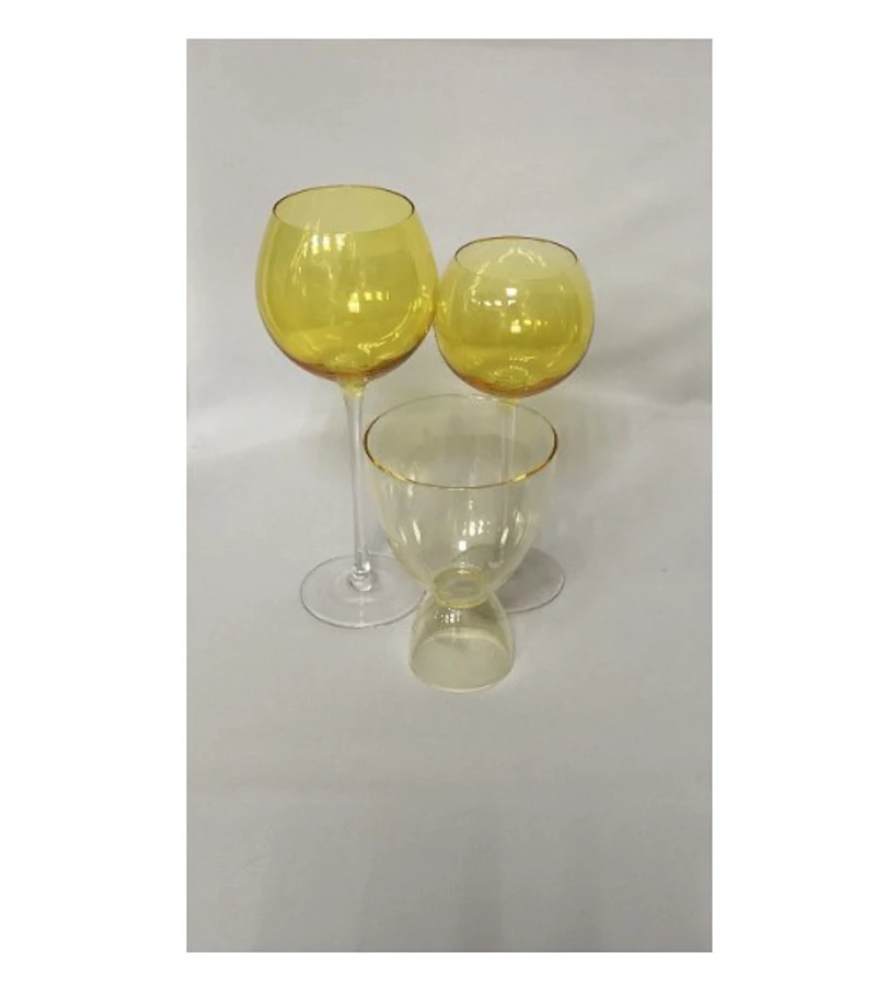 Набор бокалов "Рона & Ми Ми" лимонный