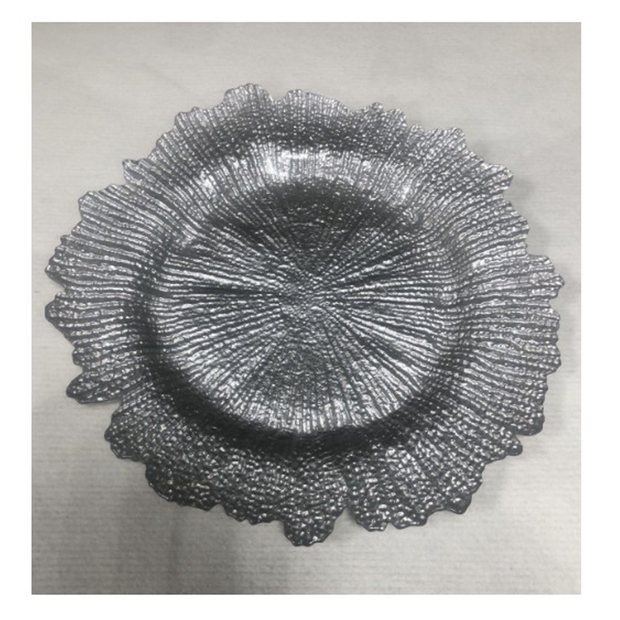 Подстановочная тарелка "Сияющее серебро" - Фото миниатюра 2